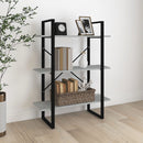 bogreol 80x30x105 cm konstrueret træ grå sonoma-eg