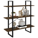 bogreol 100x30x105 cm konstrueret træ sonoma-eg
