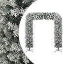 juleguirlande med sne buefacon 240 cm