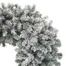 juleguirlande med sne buefacon 270 cm