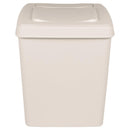 stabelbare affaldsspande 3 stk. 75 l polypropylen hvid