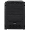 kompostbeholder 280 l polypropylen sort