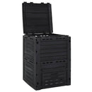 kompostbeholder 280 l polypropylen sort