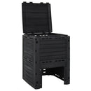 kompostbeholder 280 l polypropylen sort
