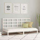 daybed uden madras 80x200 cm massivt fyrretræ hvid