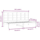 daybed uden madras 80x200 cm massivt fyrretræ hvid