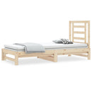 daybed med udtræk 2x(90x190) cm massivt fyrretræ