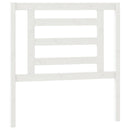 daybed med udtræk 2x(90x200) cm massivt fyrretræ hvid