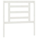 daybed med udtræk 2x(90x190) cm massivt fyrretræ hvid