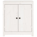 skænke 2 stk. 70x35x80 cm massivt fyrretræ hvid