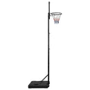 basketballstativ 280-350 cm polycarbonat transparent
