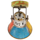 væg-/loftlamper 2 stk. 17x24 cm E27 genbrugsmaterialer