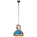 industriel hængelampe 40 cm E27 25 W flerfarvet rund