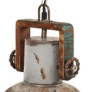 industriel hængelampe 30 cm E27 25 W rund flerfarvet