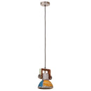 industriel hængelampe 19 cm E27 25 W rund flerfarvet