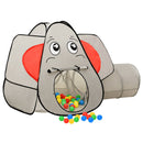 legetelt til børn 174x86x101 cm elefant grå