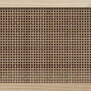 tv-bord 80x30x40 cm massivt fyrretræ og naturlig rattan hvid