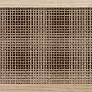 tv-bord 80x30x40 cm massivt fyrretræ og naturlig rattan sort