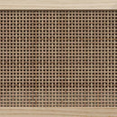 skænk 60x30x70 cm massivt fyrretræ og naturlig rattan hvid