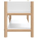 tv-bord 82x38x45 cm konstrueret træ hvid