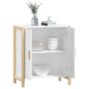 skænk 62x38x70 cm konstrueret træ hvid