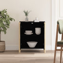 skænk 62x38x70 cm konstrueret træ sort