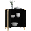 skænk 62x38x70 cm konstrueret træ sort