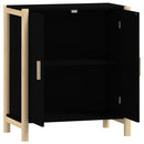 skænk 62x38x70 cm konstrueret træ sort