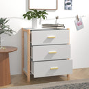 skænk 62x38x70 cm konstrueret træ hvid