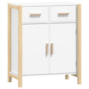 skænk 62x38x75 cm konstrueret træ hvid