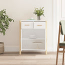 skænk 62x38x75 cm konstrueret træ hvid