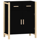 skænk 62x38x75 cm konstrueret træ sort