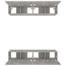 tv-skabe 4 stk. 80x30x30 cm konstrueret træ betongrå