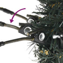 kunstigt juletræ med fod 120 cm PVC grøn