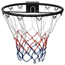 basketkurv 45 cm stål sort
