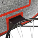 basketballkurv med plade 90x60x2 cm polyethylen sort