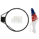 basketballkurv med plade 90x60x2 cm polyethylen sort