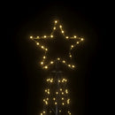 juletræ med kogle, varm hvid, 500 LED'er, 100x300 cm