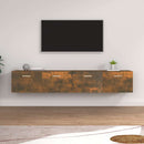 vægskabe 2 stk. 100x36,5x35 cm konstrueret træ sonoma-eg