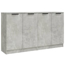 skænke 2 stk. 60x30x70 cm konstrueret træ betongrå