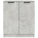 skænke 2 stk. 60x30x70 cm konstrueret træ betongrå