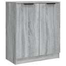 skænke 2 stk. 60x30x70 cm konstrueret træ grå sonoma-eg