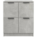 skænke 2 stk. 60x30x70 cm konstrueret træ betongrå