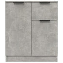 skænke 2 stk. 60x30x70 cm konstrueret træ betongrå