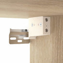 vægskabe 2 stk. 68x30x20 cm konstrueret træ sonoma-eg