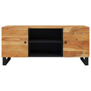 tv-bord 105x33x46 cm massivt akacietræ