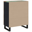 skænk 60x33x75 cm massivt genbrugstræ