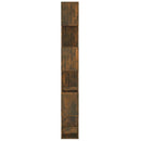 bogreol/rumdeler 60x24x186 cm røget egetræsfarve