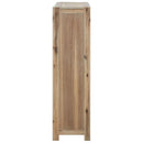 bogreol med 4 hylder 80x30x110 cm massivt akacietræ