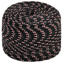 tovværk til båd 10 mm 100 m polypropylen sort